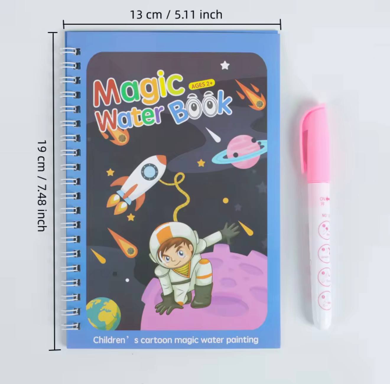 Magic Water Coloring Book Bundle - 3 Books